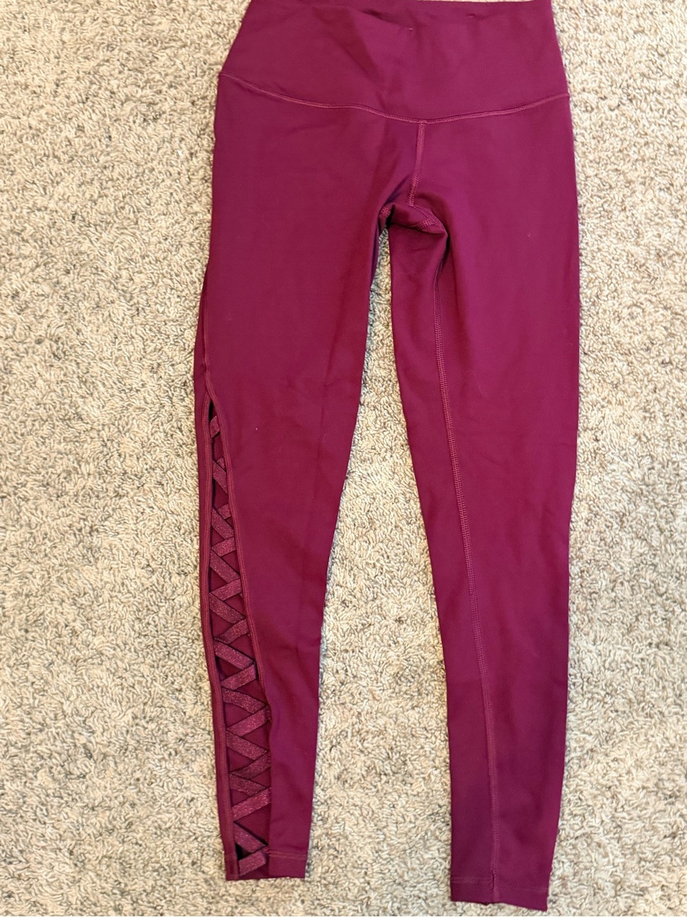 Victoria's Secret Sport Wine High-Rise Leggings